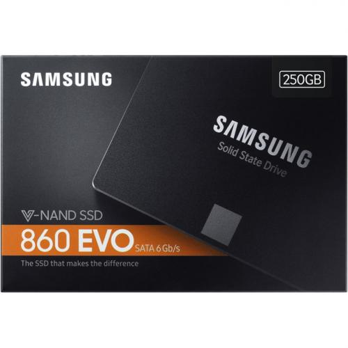 Samsung 860 EVO MZ 76E250B/AM 250 GB Solid State Drive   2.5" Internal   SATA (SATA/600) Alternate-Image4/500
