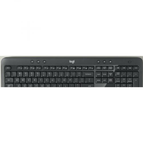 Logitech MK540 Advanced Wireless Keyboard And Mouse Combo For Windows, 2.4 GHz Unifying USB Receiver, Multimedia Hotkeys, 3 Year Battery Life, For PC, Laptop Alternate-Image4/500