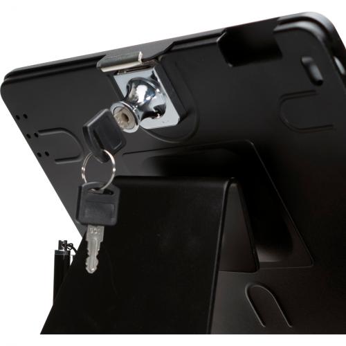 CTA Digital Desktop Anti Theft Stand Ipad Black Case Rotates 360 Degrees Alternate-Image4/500