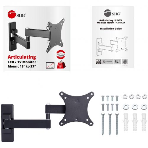 SIIG Articulating Full Motion LCD / TV Monitor Mount   13" To 27" Alternate-Image4/500
