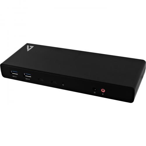 V7 Dual Universal Docking Station With USB C Power Delivery Alternate-Image4/500