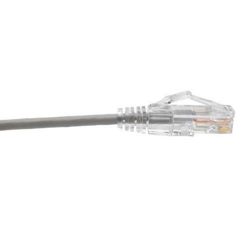 Eaton Tripp Lite Series Cat6 Gigabit Snagless Slim UTP Ethernet Cable (RJ45 M/M), PoE, Gray, 5 Ft. (1.52 M) Alternate-Image4/500