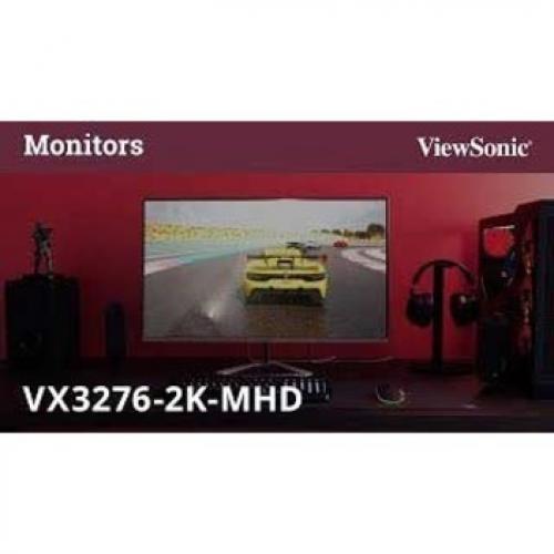 ViewSonic VX3276 2K MHD 32 Inch Widescreen IPS 1440p Monitor With Ultra Thin Bezels, HDMI DisplayPort And Mini DisplayPort Alternate-Image4/500