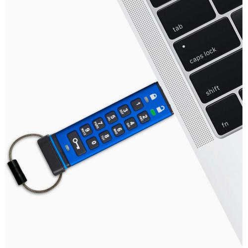 IStorage DatAshur PRO 8 GB | Secure Flash Drive | FIPS 140 2 Level 3 Certified | Password Protected | Dust/Water Resistant | IS FL DA3 256 8 Alternate-Image4/500