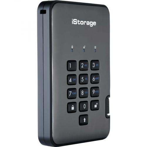IStorage DiskAshur PRO2 256 GB Portable Rugged Solid State Drive   2.5" External   TAA Compliant Alternate-Image4/500