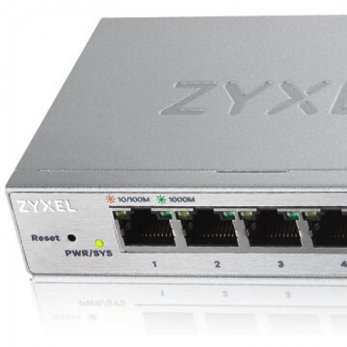 ZYXEL 5 Port Web Managed Gigabit Switch Alternate-Image4/500