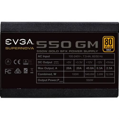 EVGA SuperNOVA SFX 550GM Power Supply Alternate-Image4/500