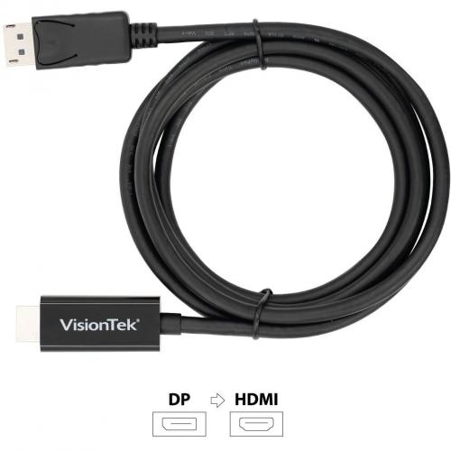 VisionTek DisplayPort To HDMI 2M Active Cable (M/M) Alternate-Image4/500