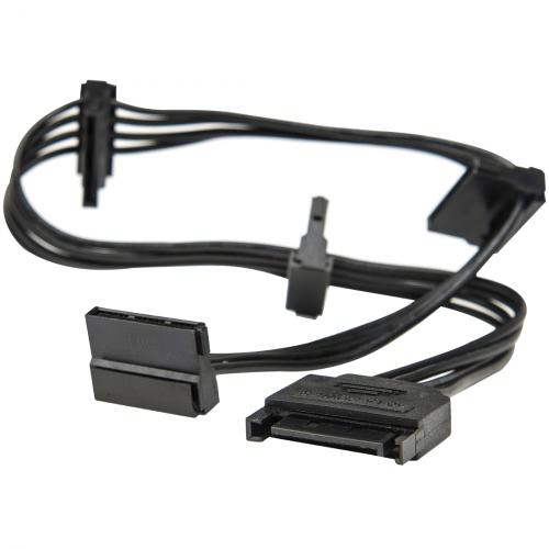 Rocstor Splitter Cord   For Hard Drive, Solid State Drive, Optical Drive   Black Alternate-Image4/500