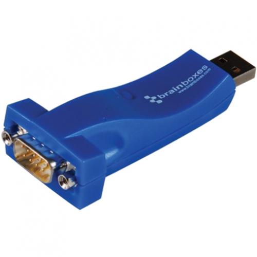Brainboxes 1 Port RS232 USB To Serial Adapter Alternate-Image4/500