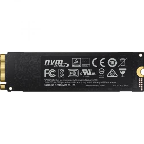 Samsung 970 EVO Plus 500 GB Solid State Drive   PCI Express Interface   M.2 2280 Form Factor   Up To 3500 MB/s Read Speed   Powered By Latest V NAND Technology   3/3 VDC Supported Voltage Alternate-Image4/500