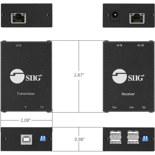 SIIG 4 Port USB 2.0 Extender Alternate-Image4/500