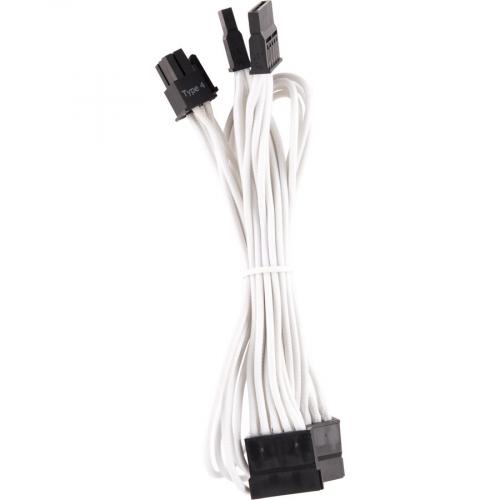 Corsair Premium Individually Sleeved PSU Cables Pro Kit Type 4 Gen 4   White Alternate-Image4/500