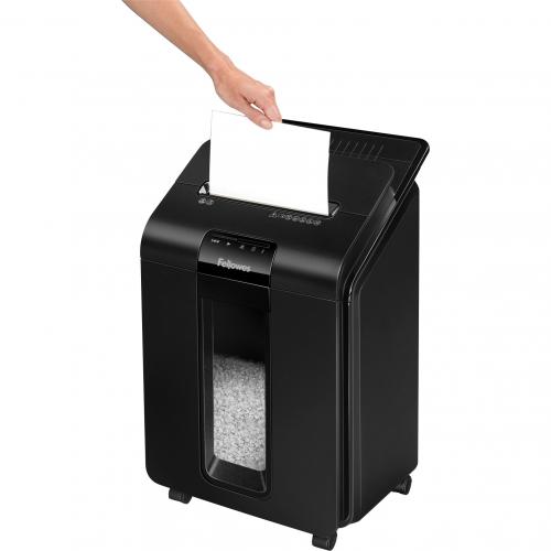 Fellowes&reg; AutoMax&trade; 100M Micro Cut Commercial Office Auto Feed 2 In Paper Shredder With 100 Sheet Capacity Alternate-Image4/500