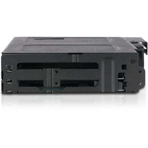 Icy Dock ToughArmor MB604SPO B Drive Enclosure For 5.25"   Serial ATA/600 Host Interface Internal   Black Alternate-Image4/500