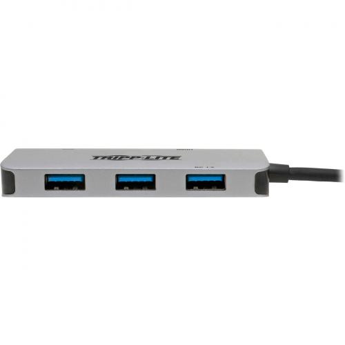 Tripp Lite By Eaton USB C Multiport Adapter Converter W/ 3 USB A Ports, 4K HDMI, PD Charging, Thunderbolt 3 Compatible USB Type C, USB C Alternate-Image4/500