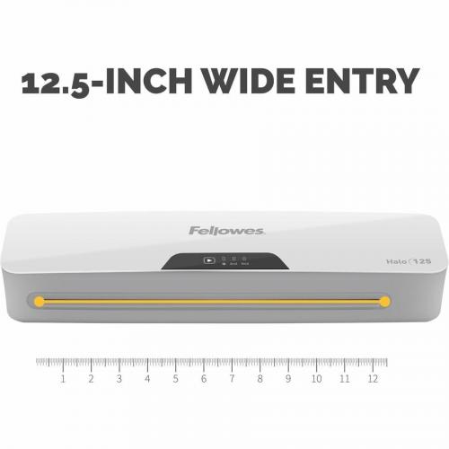 Fellowes Halo&trade; 125 Thermal Laminator For Home, School Or Office With 25 Pouch Starter Kit, Easy To Use, 1 Minute Warm Up, Jam Free Alternate-Image4/500