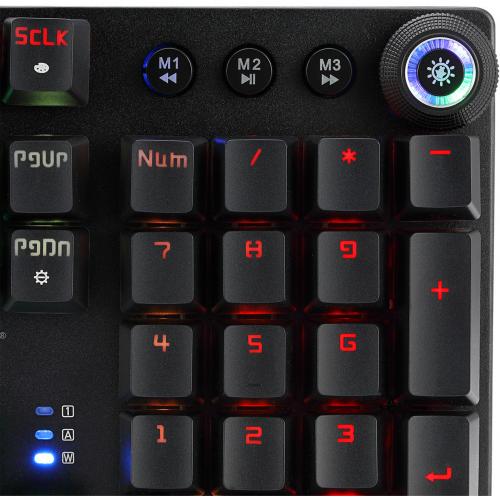 Adesso RGB Programmable Mechanical Gaming Keyboard With Detachable Magnetic Palmrest Alternate-Image4/500