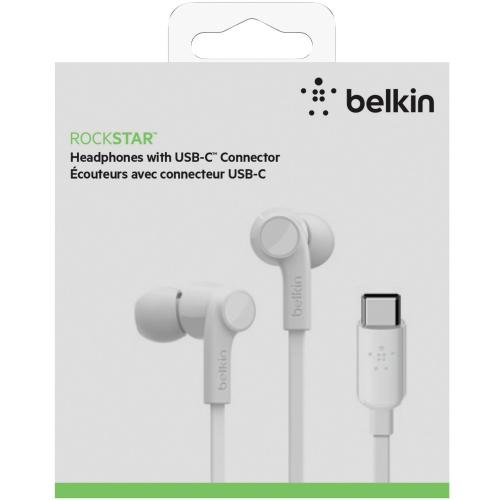 Belkin ROCKSTAR Headphones With USB C Connector (USB C Headphones) Alternate-Image4/500