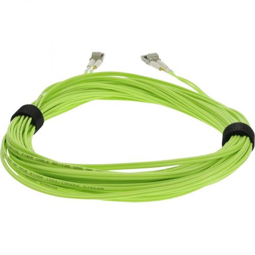 AddOn 10m LC (Male) To LC (Male) Lime Green OM5 Duplex Fiber OFNR (Riser Rated) Patch Cable Alternate-Image4/500