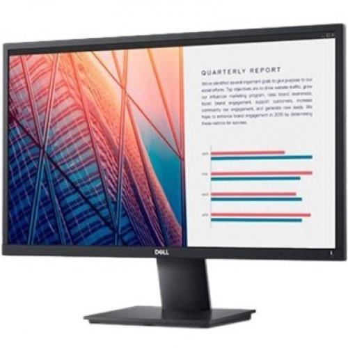 Dell 24" E2420H LED LCD Monitor   1920 X 1080 Full HD Resolution   60 Hz Refresh Rate   5ms Response Time   VGA And DisplayPort Inputs   In Plane Switching Technology Alternate-Image4/500