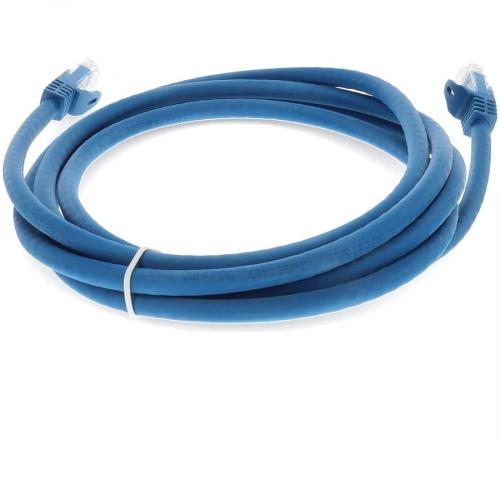AddOn 10ft RJ 45 (Male) To RJ 45 (Male) Straight Blue Cat6A UTP PVC Copper Patch Cable Alternate-Image4/500