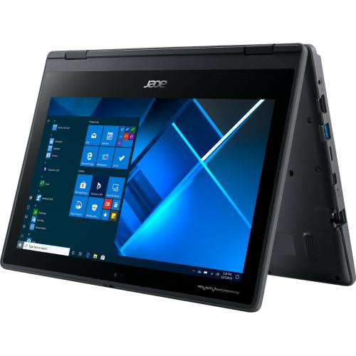 Acer TravelMate Spin B3 B311RN 31 TMB311RN 31 C4SU 11.6" Touchscreen Convertible 2 In 1 Notebook   Full HD   1920 X 1080   Intel Celeron N4120 Quad Core (4 Core) 1.10 GHz   4 GB Total RAM   128 GB Flash Memory   Shale Black Alternate-Image4/500