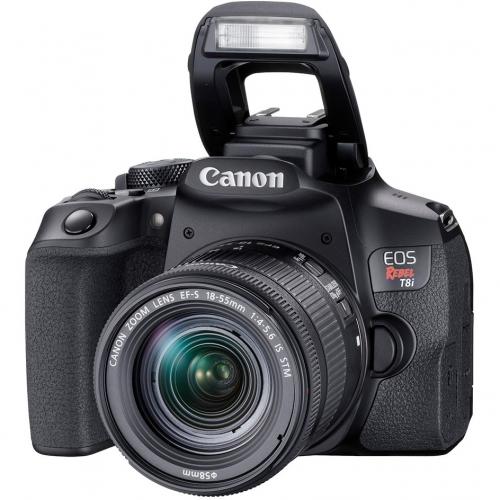 Canon EOS Rebel T8i 24.1 Megapixel Digital SLR Camera With Lens   0.71"   2.17" Alternate-Image4/500