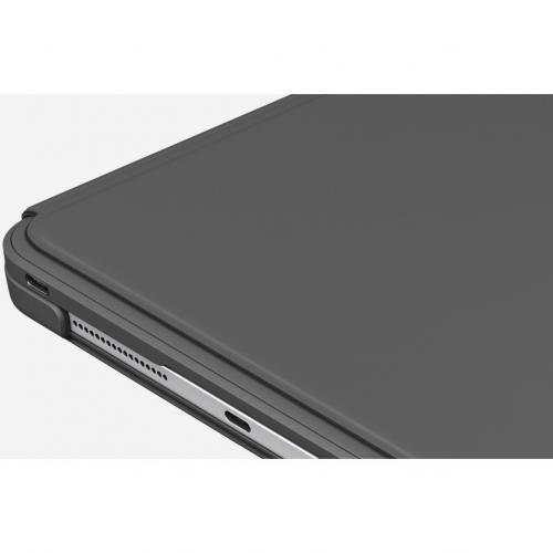 Logitech Slim Folio Pro Keyboard/Cover Case (Folio) For 11" Apple IPad Pro, IPad Pro (2nd Generation) Tablet   Oxford Gray Alternate-Image4/500