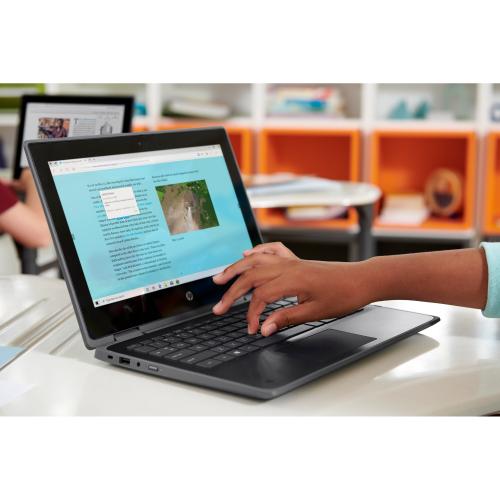 HP ProBook X360 11 G6 EE 11.6" Touchscreen 2 In 1 Laptop Intel Core I3 8GB RAM 128GB SSD Chalkboard Gray   10th Gen I3 10110Y Dual Core (2 Core)   Intel UHD Graphics 615   Brightview Touchscreen   Windows 10 Pro   Immersive 360 Alternate-Image4/500