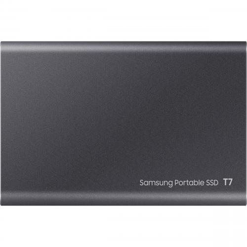 Samsung T7 MU PC2T0T/AM 2 TB Portable Solid State Drive   External   PCI Express NVMe   Titan Gray Alternate-Image4/500