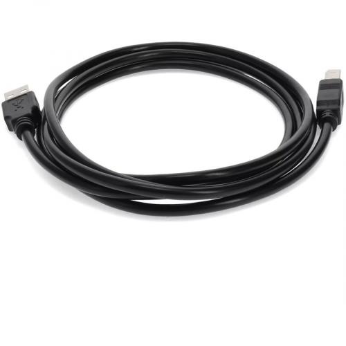 30ft (9m) USB A 2.0 Male To USB B 2.0 Male Black Printer Extension Cable Alternate-Image4/500