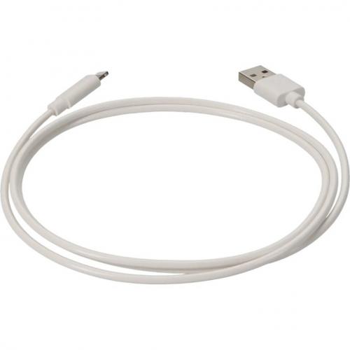 AddOn 1.0m (3.3ft) USB 2.0 (A) Male To Lightning Male White Cable Alternate-Image4/500