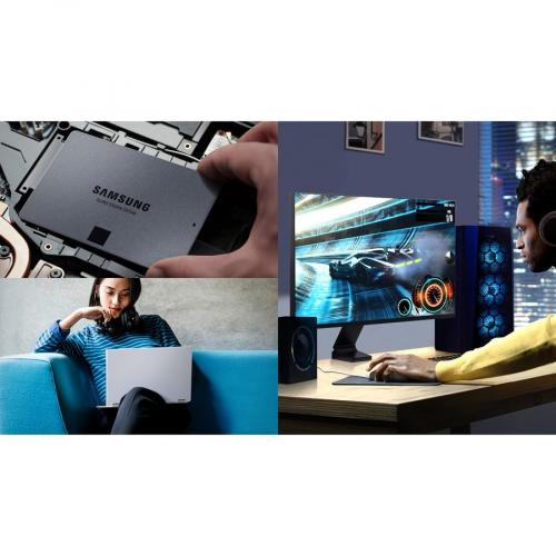 Samsung 870 QVO MZ 77Q8T0B/AM 8 TB Solid State Drive   2.5" Internal   SATA (SATA/600) Alternate-Image4/500