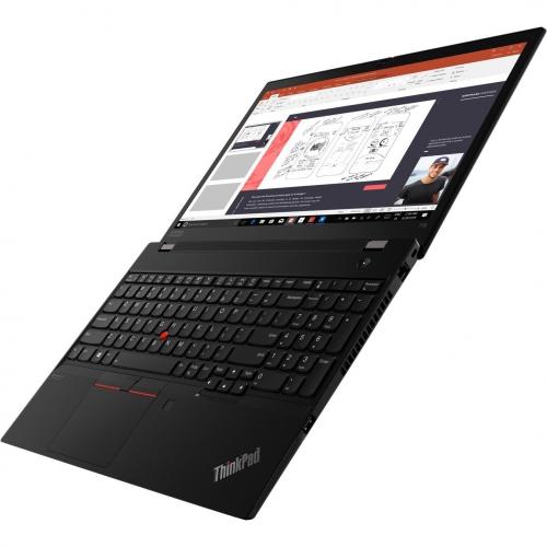 Lenovo ThinkPad T15 Gen 1 20S6004PUS 15.6" Notebook   Full HD   1920 X 1080   Intel Core I5 10th Gen I5 10310U Quad Core (4 Core) 1.70 GHz   8 GB Total RAM   256 GB SSD   Glossy Black Alternate-Image4/500