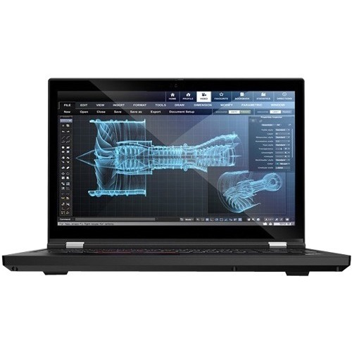 Lenovo ThinkPad P15 Gen 1 20ST003XUS 15.6" Mobile Workstation   Full HD   1920 X 1080   Intel Core I7 10th Gen I7 10750H Hexa Core (6 Core) 2.60 GHz   16 GB Total RAM   512 GB SSD   Glossy Black Alternate-Image4/500