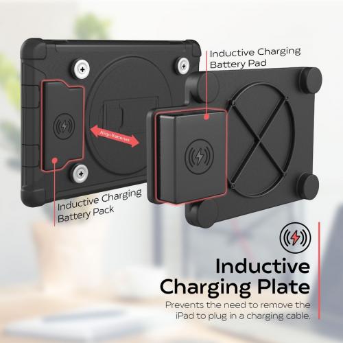 CTA Digital Inductive Charging Case For IPad 10.2 7th & 8th Generation, IPad Pro 10.5 Inch And IPad Air 3 (Black) Alternate-Image4/500