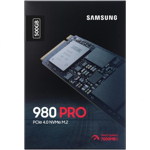 Samsung 980 PRO MZ V8P500B/AM 500 GB Solid State Drive   M.2 2280 Internal   PCI Express NVMe (PCI Express NVMe 4.0 X4) Alternate-Image4/500