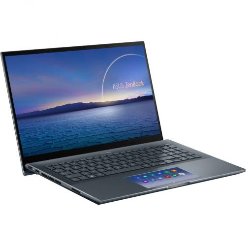 Asus ZenBook 15 UX535 UX535LI XH77T 15.6" Touchscreen Rugged Notebook   Full HD   1920 X 1080   Intel Core I7 10th Gen I7 10750H Hexa Core (6 Core) 2.60 GHz   16 GB Total RAM   256 GB SSD   Pine Gray Alternate-Image4/500