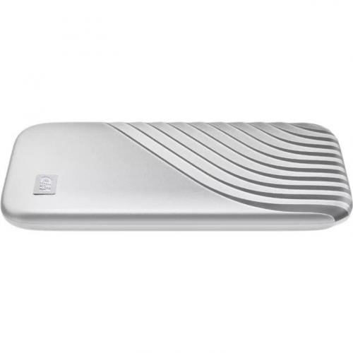 WD My Passport WDBAGF0010BSL WESN 1 TB Portable Solid State Drive   External   Silver Alternate-Image4/500