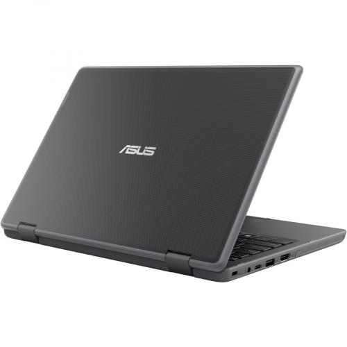 Asus BR1100F BR1100FKA XS04T 11.6" Touchscreen Rugged Convertible 2 In 1 Notebook   HD   1366 X 768   Intel Celeron N4500 Dual Core (2 Core) 1.10 GHz   4 GB Total RAM   128 GB Flash Memory   Dark Gray Alternate-Image4/500