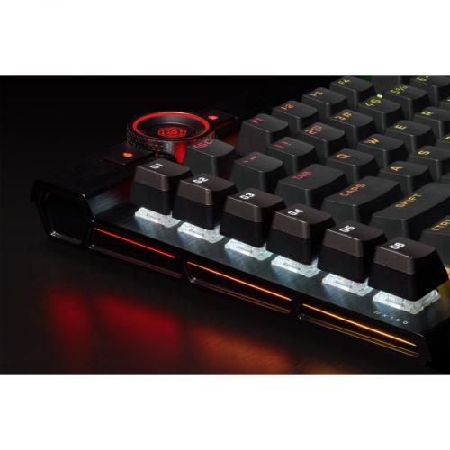 Corsair K100 RGB Mechanical Gaming Keyboard   CHERRY MX Speed   Black Alternate-Image4/500