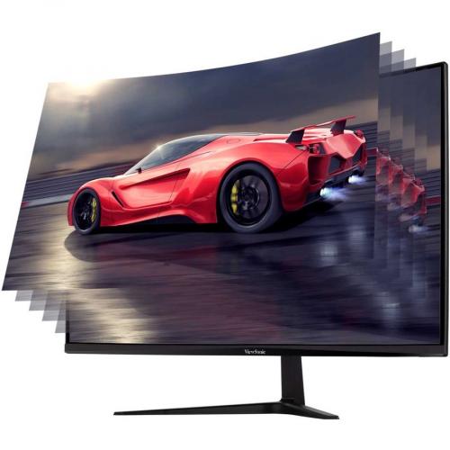 ViewSonic OMNI VX2718 2KPC MHD 27 Inch Curved 1440p 1ms 165Hz Gaming Monitor With FreeSync Premium, Eye Care, HDMI And Display Port Alternate-Image4/500