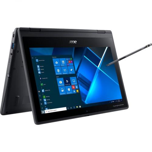 Acer TravelMate Spin B3 B311R 31 TMB311R 31 C8GZ 11.6" Touchscreen Convertible 2 In 1 Notebook   HD   1366 X 768   Intel Celeron N4020 Dual Core (2 Core) 1.10 GHz   4 GB Total RAM   64 GB Flash Memory Alternate-Image4/500