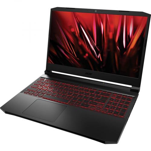 Acer Nitro 5 15.6" Gaming Notebook 144Hz AMD Ryzen 7 5800H 16GB RAM 256GB SSD NVIDIA GeForce GTX 1650 4 GB Shale Black Alternate-Image4/500