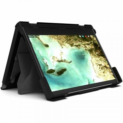 Extreme Shell S For Dell 3100/3110 Chromebook 2:1 Convertible 11.6" (Black/Clear) Alternate-Image4/500