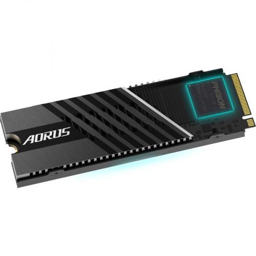 GIGABYTE Aorus 1TB Solid State Drive   M.2 2280 Internal   Gaming Console Device Supported   7000 MB/s Maximum Read Transfer Rate   256 Bit Encryption Standard   5 Year Warranty Alternate-Image4/500