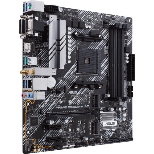 Asus Prime B550M A AC Desktop Motherboard   AMD B550 Chipset   Socket AM4   Micro ATX Alternate-Image4/500