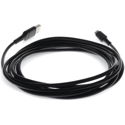AddOn 1.0m (3.3ft) USB 2.0 (A) Male To Lightning Male Sync And Charge Black Cable Alternate-Image4/500