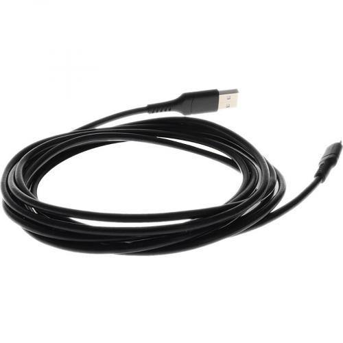 AddOn 2.0m (6.6ft) USB 2.0 (A) Male To Lightning Male Sync And Charge Black Cable Alternate-Image4/500